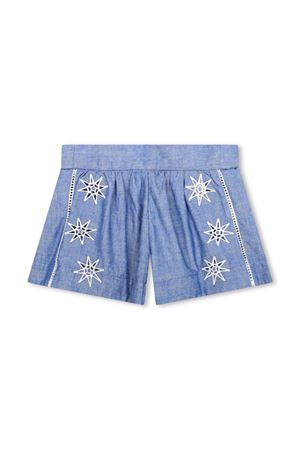 blue cotton shorts CHLOE' KIDS | C20040Z77